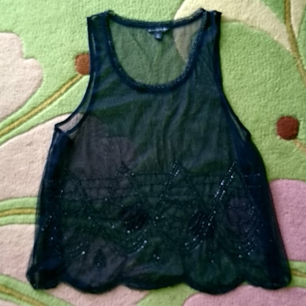 Beaded American Eagle Outfitters top